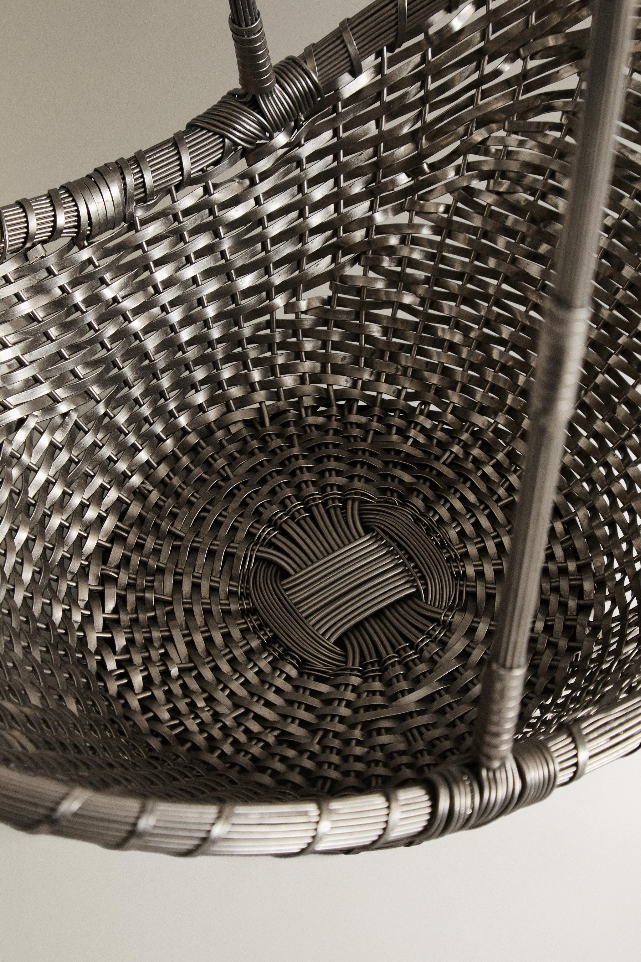 WOVEN METAL BASKET HIGH I COLIN KING